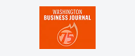 washington business journal 75 about logo