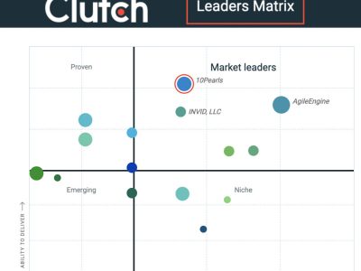 10Pearls Named a Leading Developer of 2019 by Clutch
