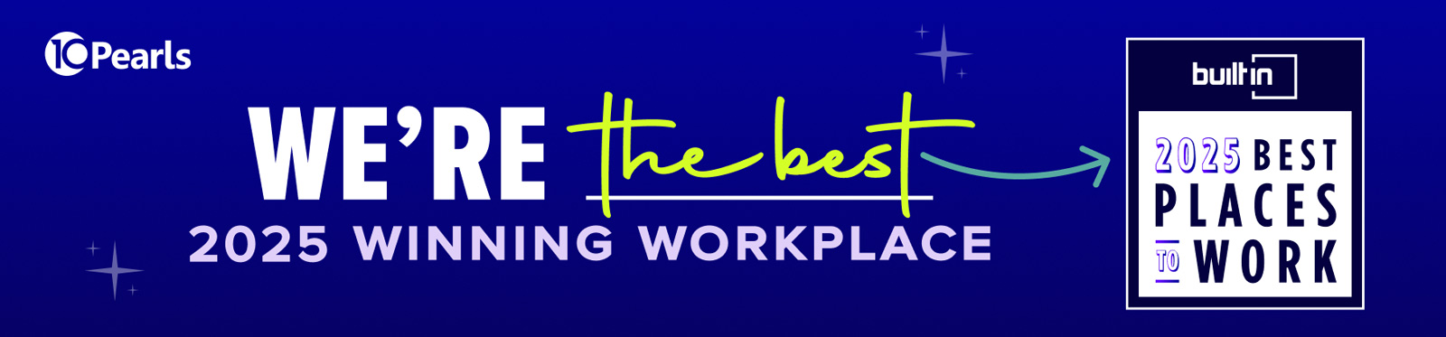 Built In Honors 10Pearls in Its Esteemed Best Places to Work in 2025