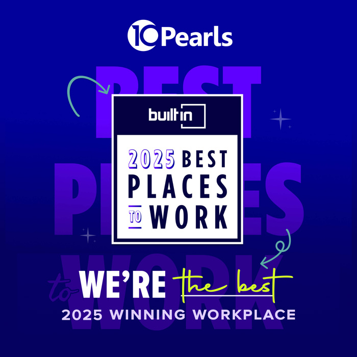 Built In Honors 10Pearls in Its Esteemed Best Places to Work in 2025