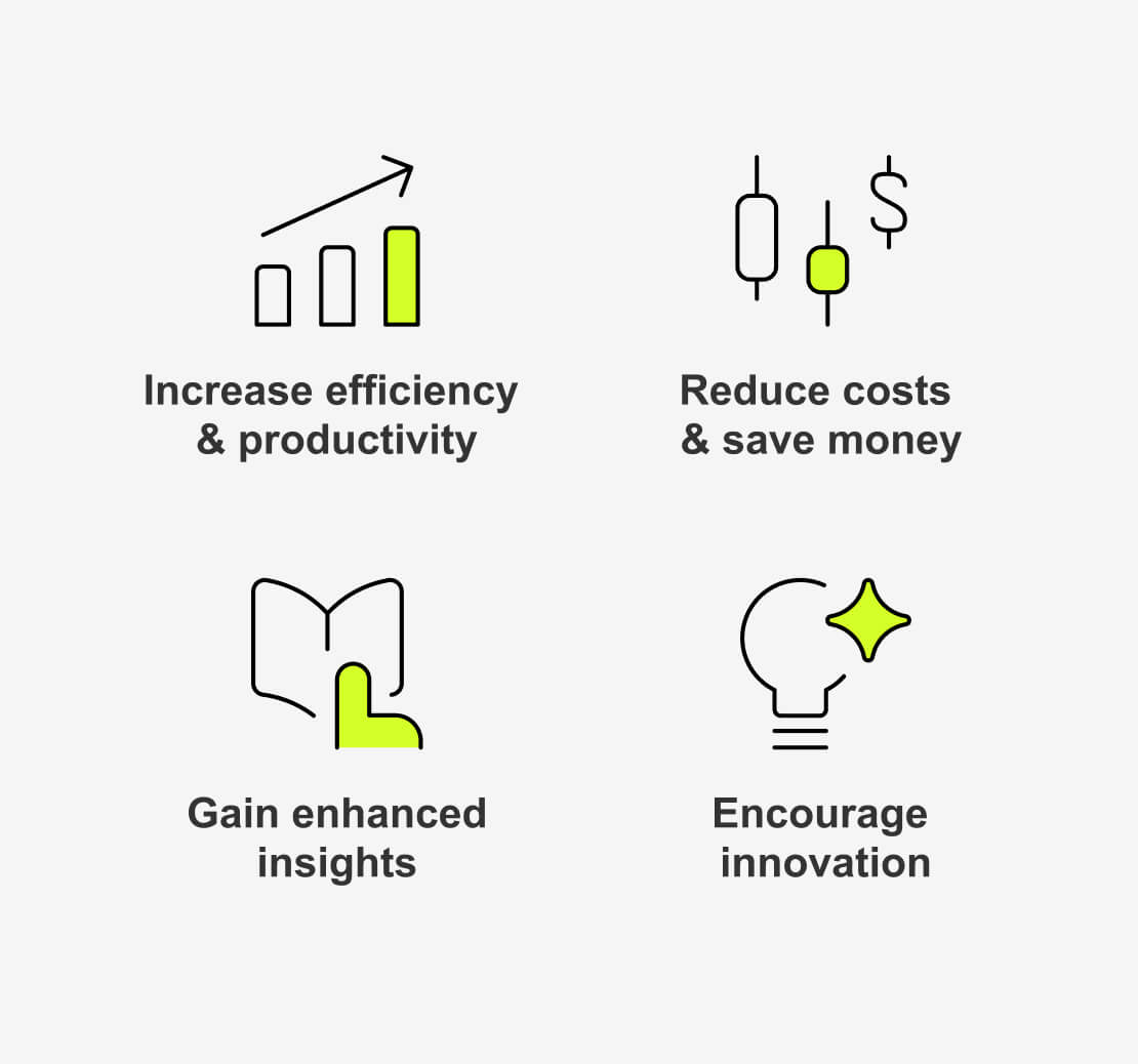 Advantages of integrating AI into business processes